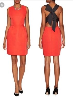 Kate Spade- Red Bow Back Dress- Size 6